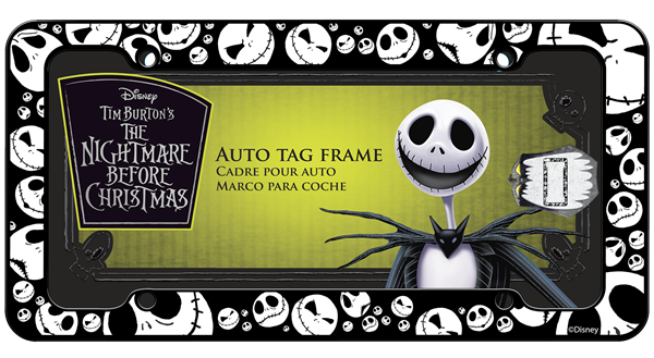 Disney Nightmare Before Christmas Jack Plastic Frame – My Cool Car