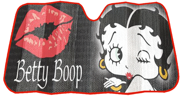 Betty Boop Timeless Accordion Sunshade – My Cool Car Stuff