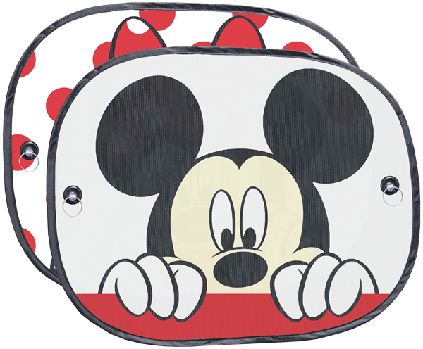 Disney Mickey & Minnie Mouse Peek-A-Boo 2 Piece Side Window Mesh