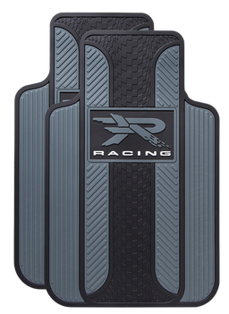 R Racing Velocity Gray Floor Mats