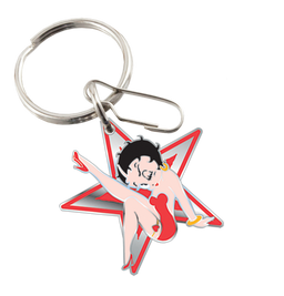 Betty Boop Star Enamel Key Chain