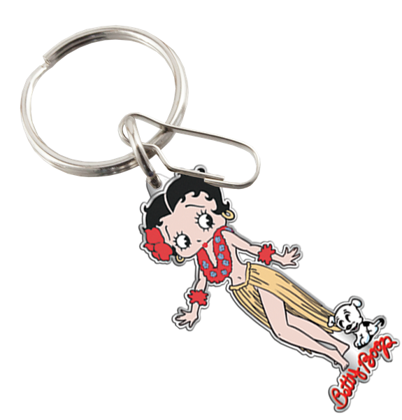 Betty Boop Aloha Enamel Key Chain