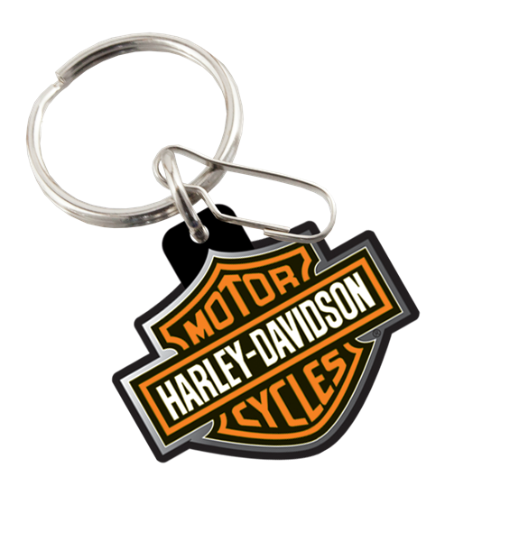 Harley-Davidson Logo PVC Key Chain