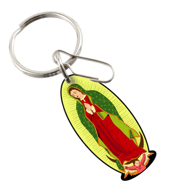 PlastiColor Lady of Guadalupe PVC Key Chain