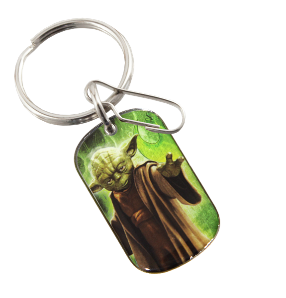 Star Wars Yoda Domed Key Chain