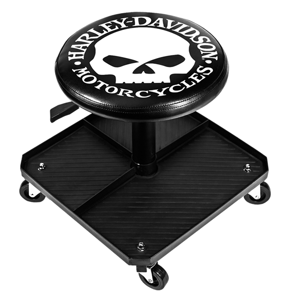 Harley-Davidson Skull Pneumatic Shop Stool