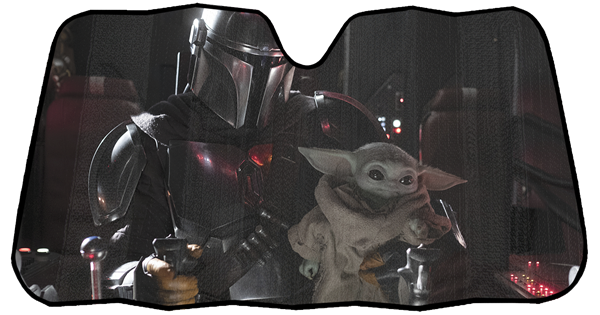 Star Wars The Mandalorian The Child Cockpit Accordion Sunshade