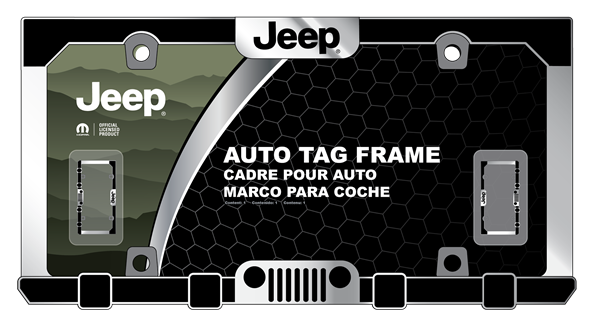 Jeep Grill & Bumper Chrome Frame