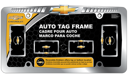 Chevrolet Reversible Logo Chrome Frame