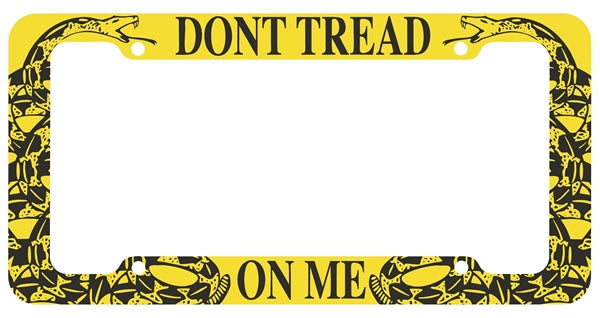 Don't Tread On Me Plastic Frame