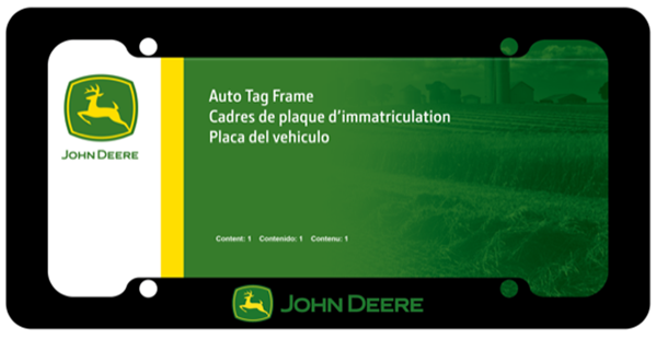 John Deere Plastic Frame