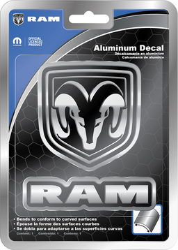 RAM Aluminum Decal