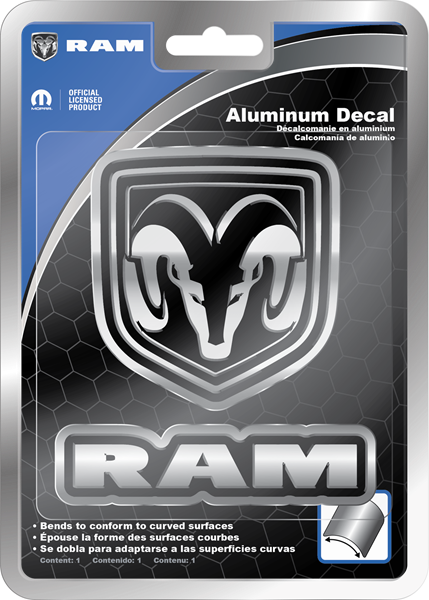 RAM Aluminum Decal