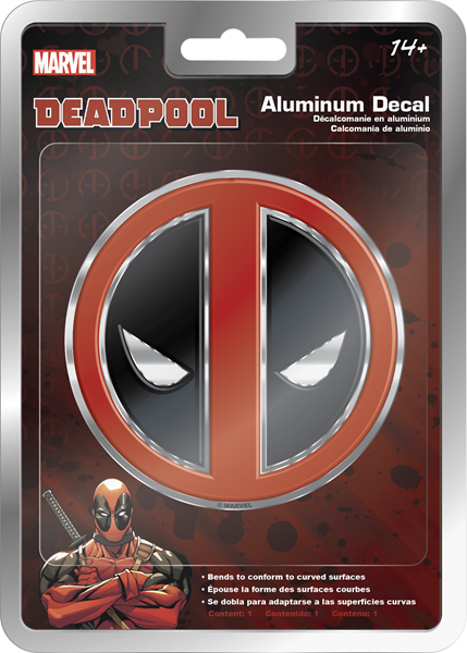 Marvel Deadpool Aluminum Decal