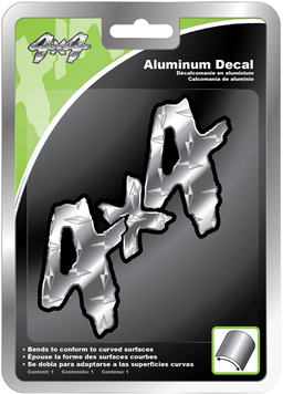 Chroma 4x4 Logo Aluminum Decal