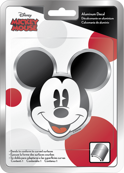 Disney Mickey Mouse Aluminum Decal