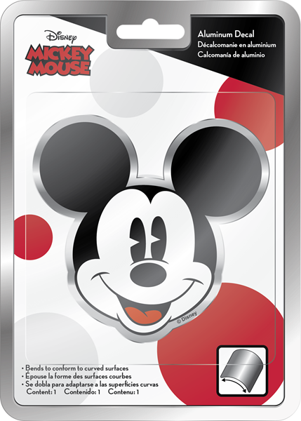Disney Mickey Mouse Aluminum Decal