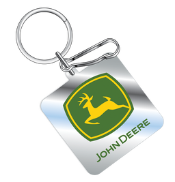 John Deere Enamel Key Chain