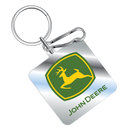 John Deere Enamel Key Chain