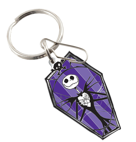 Disney Nightmare Before Christmas Coffin Enamel Key Chain