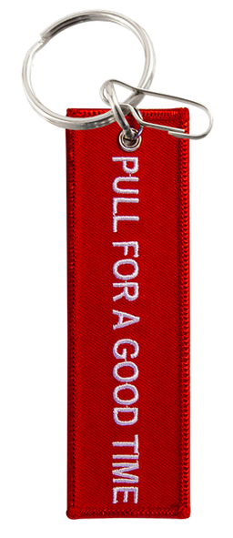 PlastiColor Pull For A Good Time Embroidered Strap Key Chain