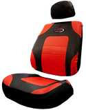 R Racing Red Sport Low Back Seat Cover