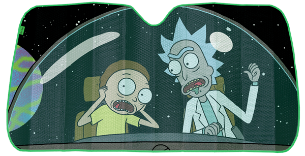 Warner Bros. Rick & Morty Accordion Sunshade