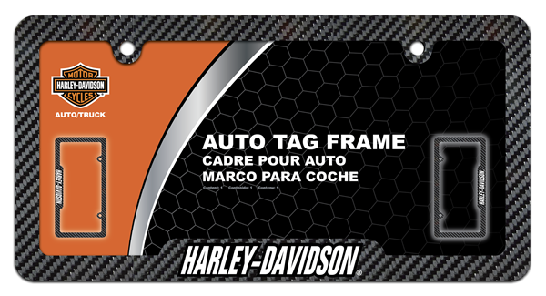 Harley-Davidson Carbon Fiber Look Metal Frame