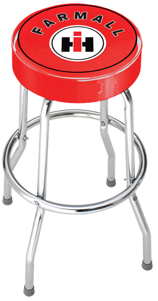 Case IH Farmall Red Garage Stool