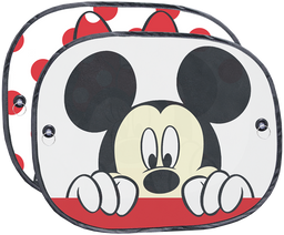 Disney Mickey & Minnie Mouse Peek-A-Boo 2 Piece Side Window Mesh Sunshade