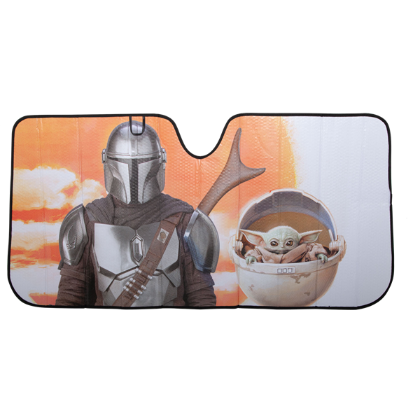 Star Wars The Mandalorian The Child Mando and Grogu Accordion Sunshade
