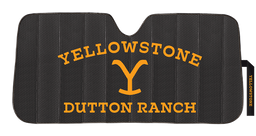Yellowstone Dutton Ranch Black Matte Accordion Sunshade