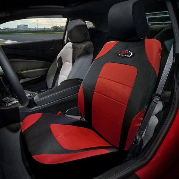R Racing Red Sport Low Back Seat Cover