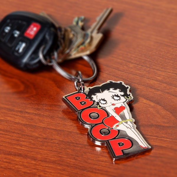 Betty Boop Posing Enamel Key Chain