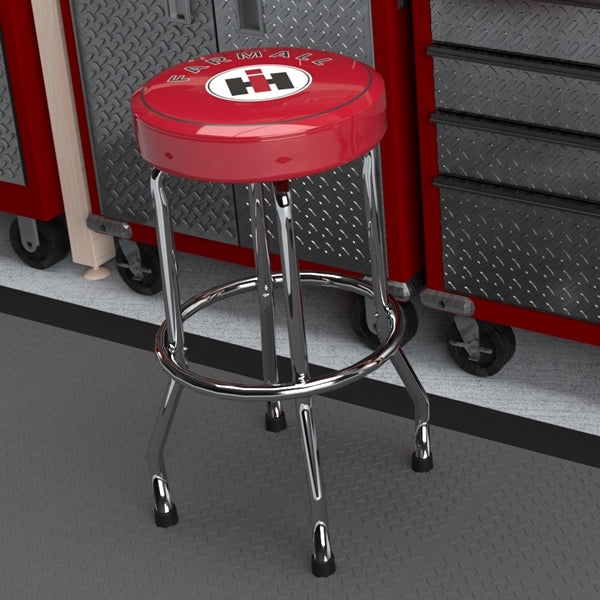 Case IH Farmall Red Garage Stool