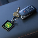 John Deere Enamel Key Chain