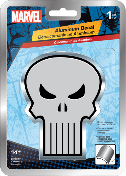 Marvel Punisher Aluminum Decal