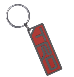 Toyota TRD Nickel Red and Black Enamel Key Chain