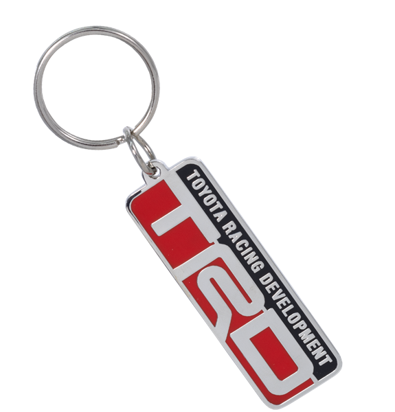 Toyota TRD Nickel Red Enamel Key Chain