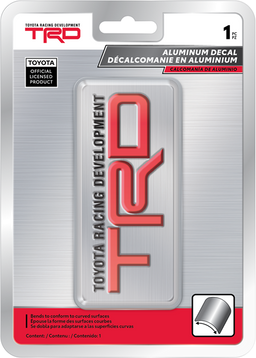 Toyota TRD Aluminum Decal