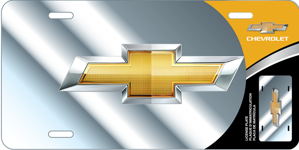 Chevrolet Emblem Chrome Plate