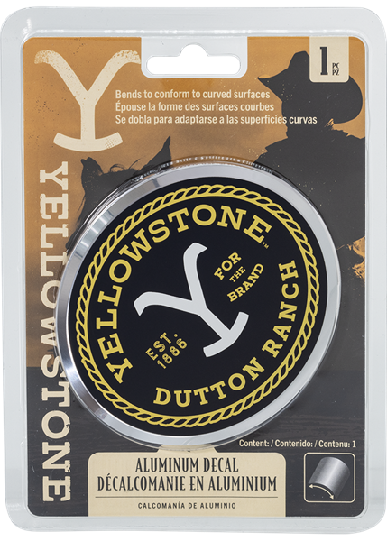 Yellowstone Aluminum Decal