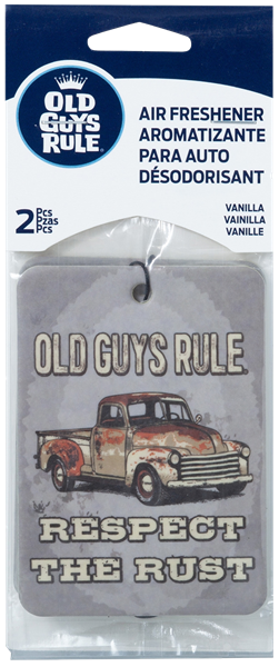 Old Guys Rule Respect The Rust Air Freshener