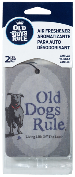 Old Guys Rule Off The Leash Air Freshener