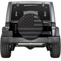 WeatherPro American Flag Gray Spare Tire Cover