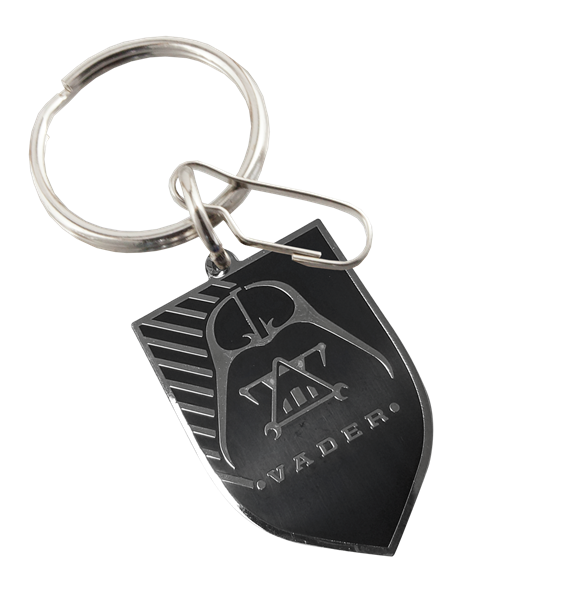 Star Wars Darth Vader Badge Metallic Key Chain