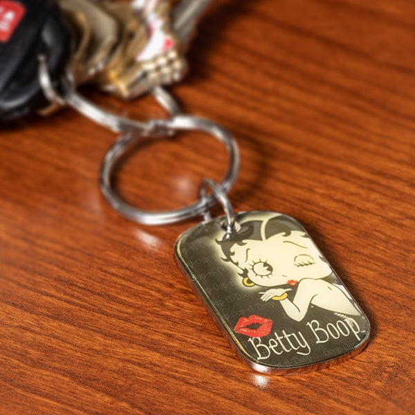 Betty Boop Timeless Tag Key Chain