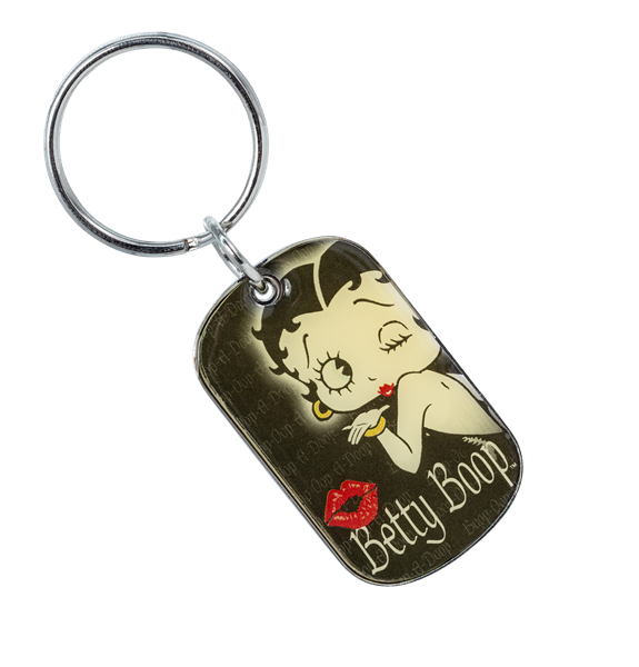 Betty Boop Timeless Tag Key Chain