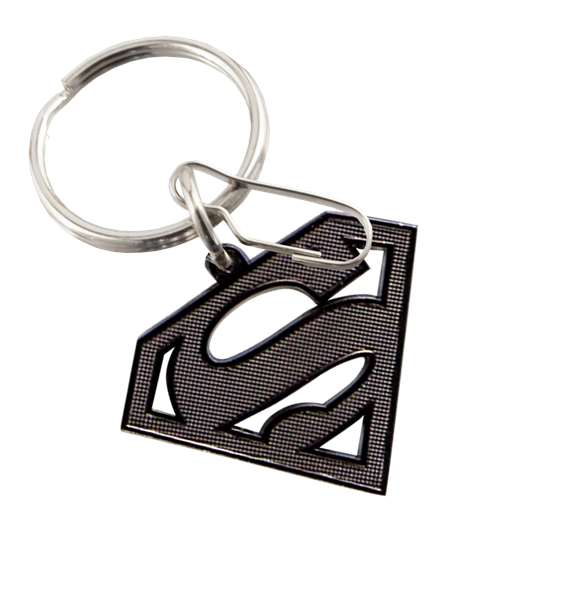 Warner Bros. DC Superman Knurled Metallic Key Chain