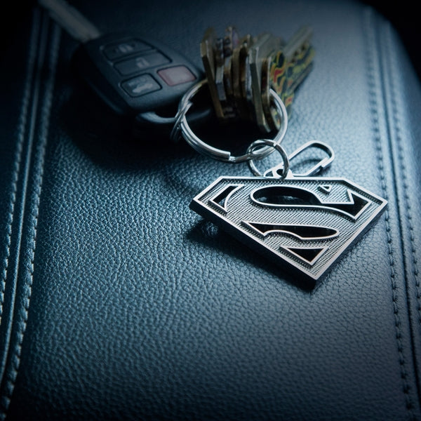 Warner Bros. DC Superman Knurled Metallic Key Chain